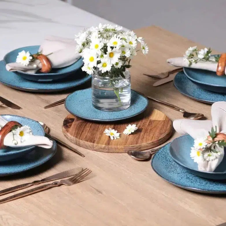 Juego de vajilla Orgánico/Night Sky 30 piezas