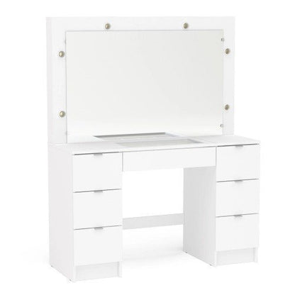 Tocador Camerino Francia con 6 luces blanco