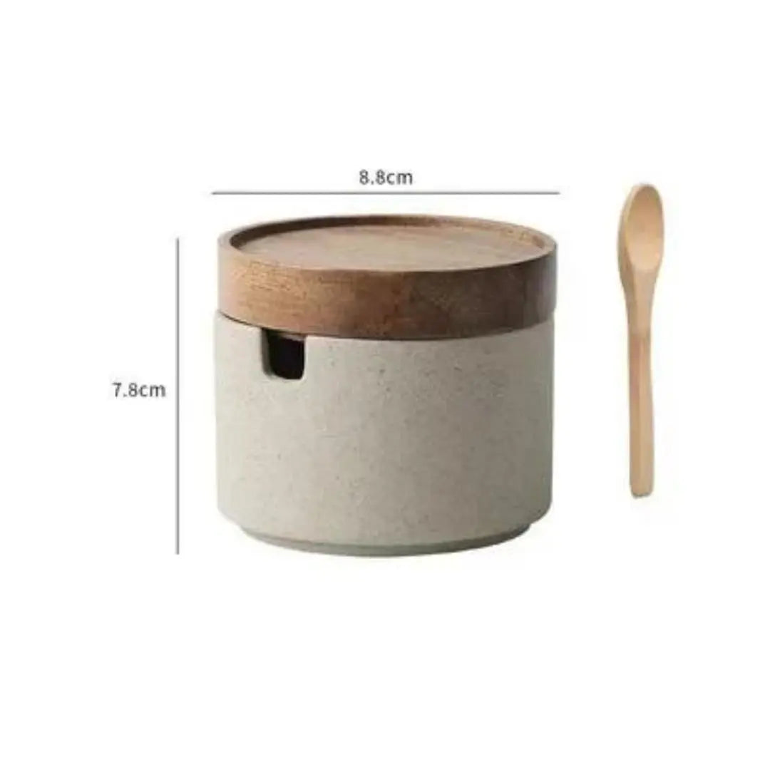 Porta especias de cerámica para cocina