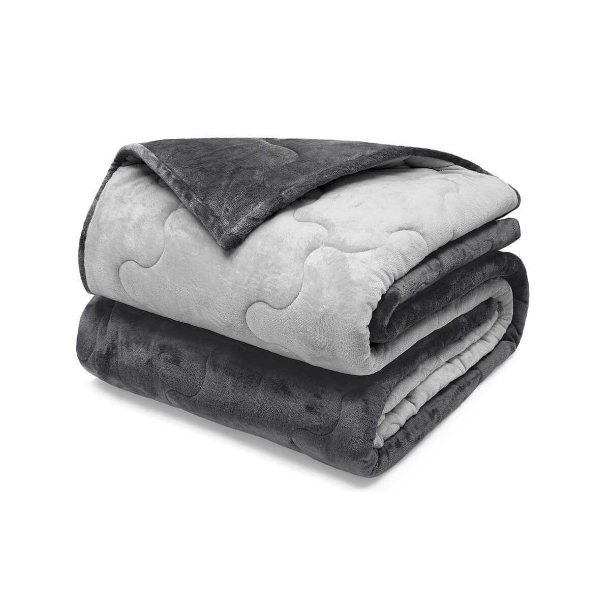 Edredón de microfibra doble faz Flannel Plush Buettner